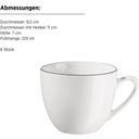 Mäser Felise 18-teiliges Kaffeegeschirr, weiß - 1 Set