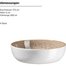 Mäser Malea Kombiservice, 16-teilig beige - 1 Set