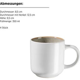 Mäser Malea Kombiservice, 16-teilig beige - 1 Set