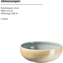 Mäser Candy Schüssel Set, blau - 1 Set