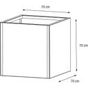 Herstera Pflanzkasten Cube 70x70x70