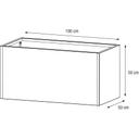 Herstera Pflanzkasten Cube 100x50x50