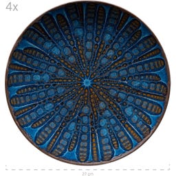 Aquamarine - Servizio da Tavola - 12 Pezzi