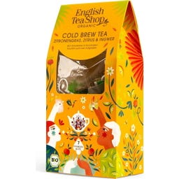 BIO Cold Brew Tee Zitronengras, Zitrus, Ingwer - 7 Teebeutel