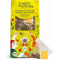 Épices Bio – Botanicals for Gin – Orange, Cannelle & Gingembre - 7 sachets de thé