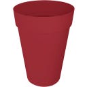 elho loft urban rond hoog 42 cm - theater rood