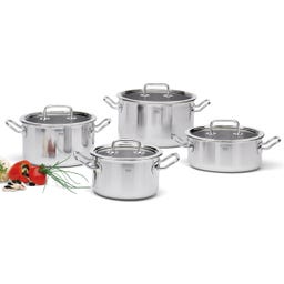 Topf-Set mit Glasdeckel Brigade Basic 4-teilig - 1 Set