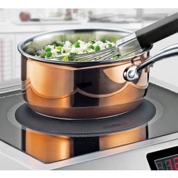 Schutzmatte Spring Grips für Induktion 22 cm, schwarz - 1 Set