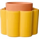 pepin Paula - Self-watering pot - Yellow mustard