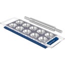 Raviolivorm voor 10 stuks, Zilver