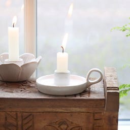 Chic Antique Bougeoir de Chambre Massy - crème