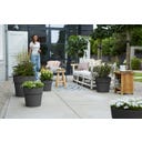 elho vibia straight rond 25 cm - antraciet