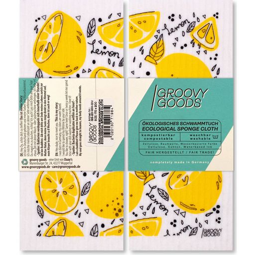 Groovy Goods Panno in Spugna - Lemon - 1 pz.