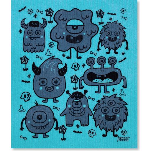Groovy Goods Panno in Spugna - Monsters - 1 pz.