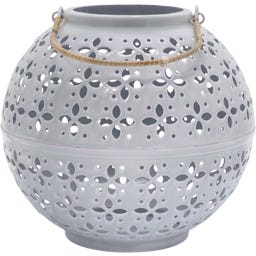 Chic Antique Photophore Bleu Ciel