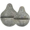 Chic Antique Vaso da Parete - Set da 2