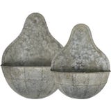 Chic Antique Wandplantenbak - Set van 2