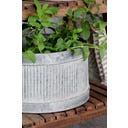 Chic Antique Cache-Pot à Rainures - Lot de 2