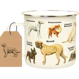 Gift Republic Emaille Becher Hunde - 1 Stk