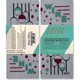 Groovy Goods Panno in Spugna - Wine - 1 pz.