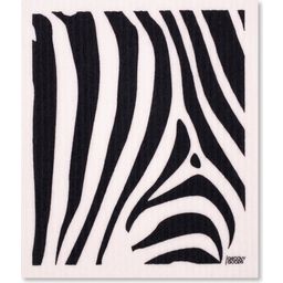 Groovy Goods Zebra Sponge Wipe - White