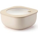 Flacher luftdichter Behälter Store & More Bio, L - 1900 ml - Dark clay