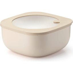 Flacher luftdichter Behälter Store & More Bio, L - 1900 ml - Dark clay