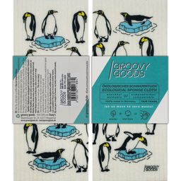 Groovy Goods Panno in Spugna - Penguin - 1 pz.