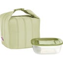 Kis hőtartó táska szett frissentartó dobozzal, 7 L - Avocado green