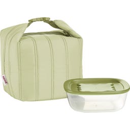 Kis hőtartó táska szett frissentartó dobozzal, 7 L - Avocado green