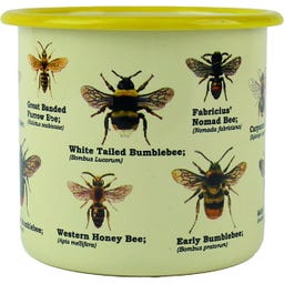 Gift Republic Emaille Plantenpot Bijen