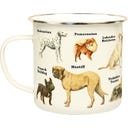 Gift Republic Emaille Mok Honden