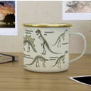 Gift Republic Tasse en Émail Dinosaures