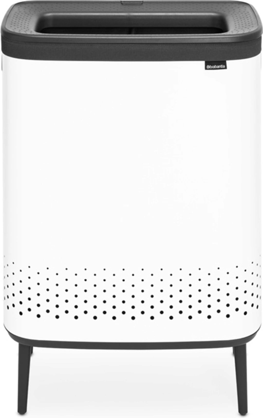 Brabantia Bo Wäschekorb Hi, 2 x 45 L - White