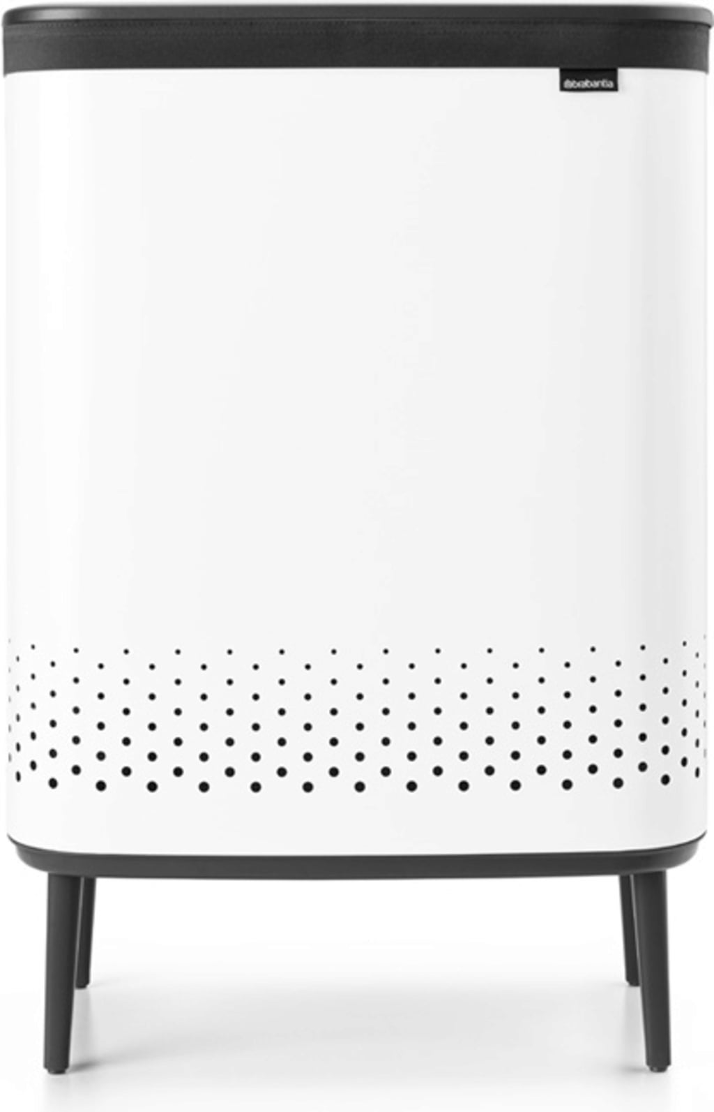 Brabantia Bo Wäschekorb Hi, 2 x 45 L - White
