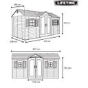 Lifetime Gerätehaus Garten-Villa 11,15 m²