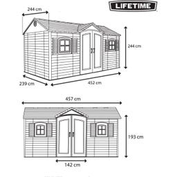 Lifetime Gerätehaus Garten-Villa 11,15 m²