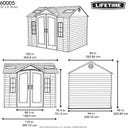 Lifetime Gerätehaus Sky 7,44 m²