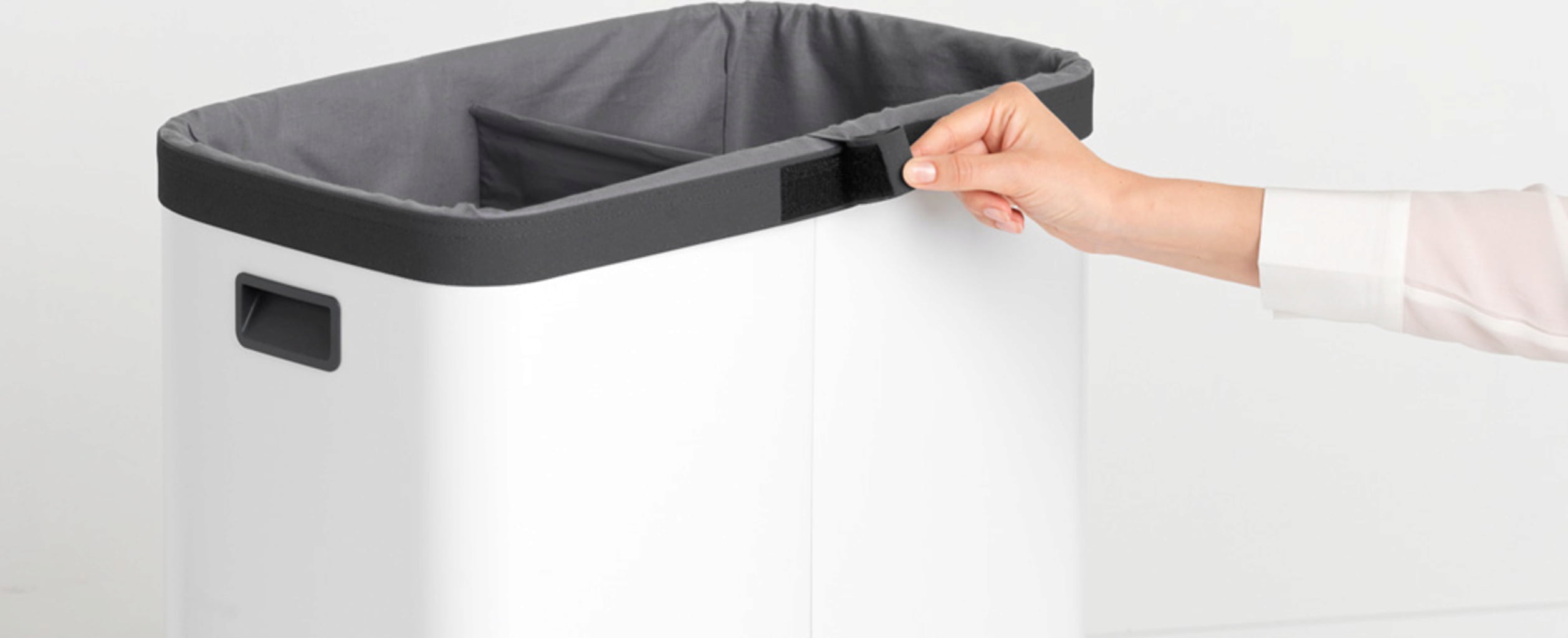Brabantia Bo Wäschesack für Wäschekorb - 2x 45 Liter