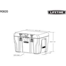 Lifetime Kühlbox 52 Liter
