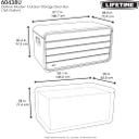 Lifetime Kissen- & Auflagenbox Space XL | 625 L
