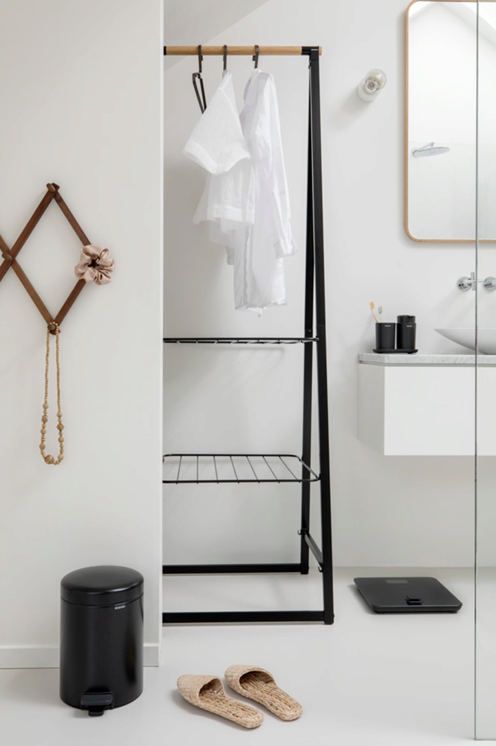 Brabantia Batterielose Personenwaagen - Dark Grey