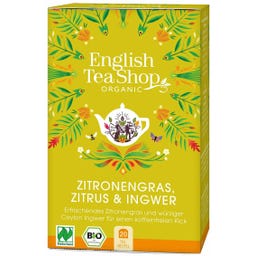 Naturland Organic Lemongrass, Citrus & Ginger - 20 tea bags