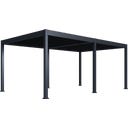Pergola Grand Tuscan 1220 | inkl. Lamellendach 370 x 599 cm Anthrazit - 1 Stk