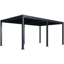 Pergola Grand Tuscan 1220 | inkl. Lamellendach 370 x 599 cm Anthrazit - 1 Stk