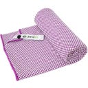 Serviette de Voyage en Fibre de Charbon Actif de Bambou, 200 x 80 cm - Lila