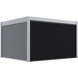 Outdoor Seitenteil f&uuml;r Pergola Grand Tuscan 14 Grau