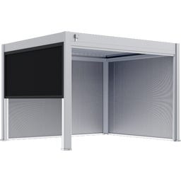 Outdoor Seitenteil für Pergola Grand Tuscan 10 Grau - 1 Stk