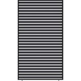 Outdoor Lamellen Sichtschutz f&uuml;r Pergola Grand Tuscan 14 / 135 x 234 cm Grau