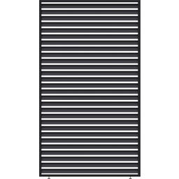 Outdoor Lamellen Sichtschutz für Pergola Grand Tuscan 14 / 135 x 234 cm Grau - 1 Stk